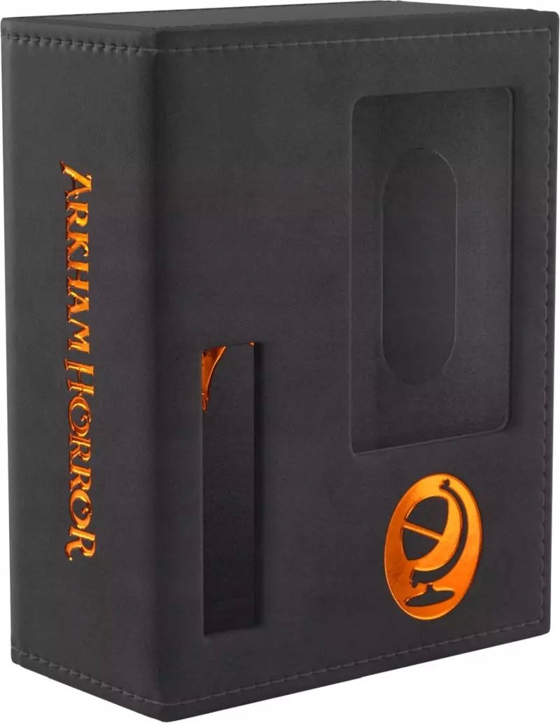 Gamegenic : Arkham Horror - Investigator Deck Tome - Seeker (Black-Orange)