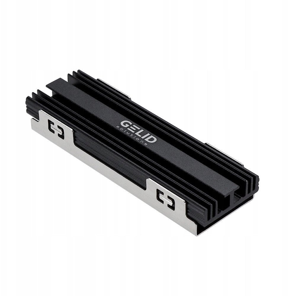 Gelid Gelid IceCap M.2 Black, czarny radiator z termopadami na dyski (HS-M2-SSD-21)