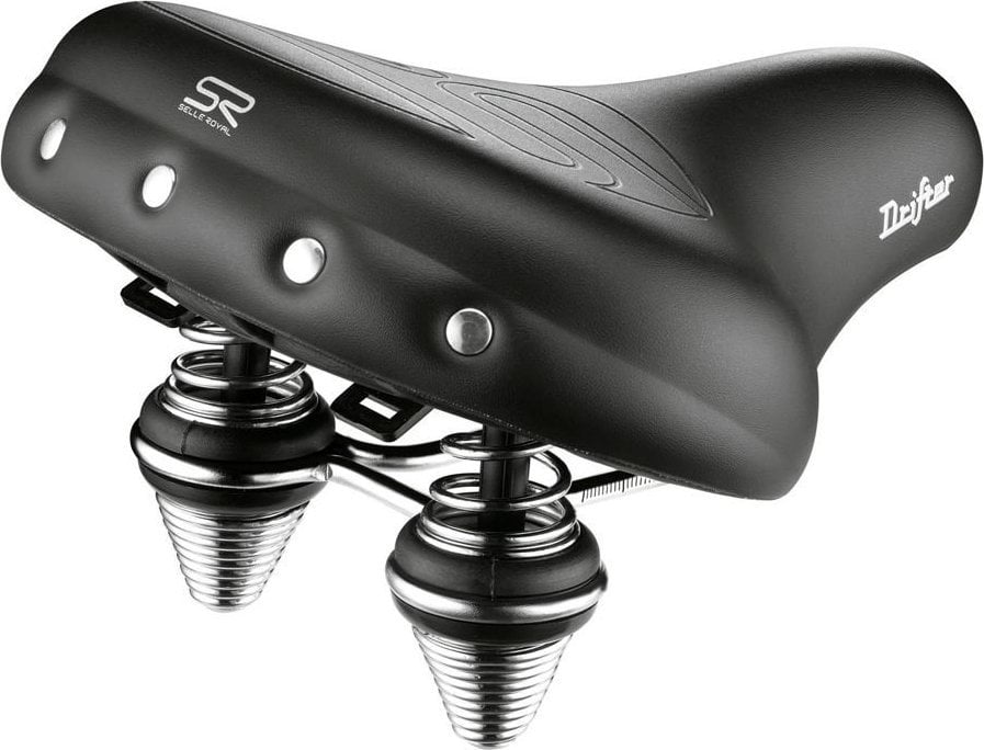 Selle Royal Siodło SELLEROYAL PREMIUM RELAXED 90st. DRIFTER STRENGTEX unisex żelowe + sprężyny czarn...