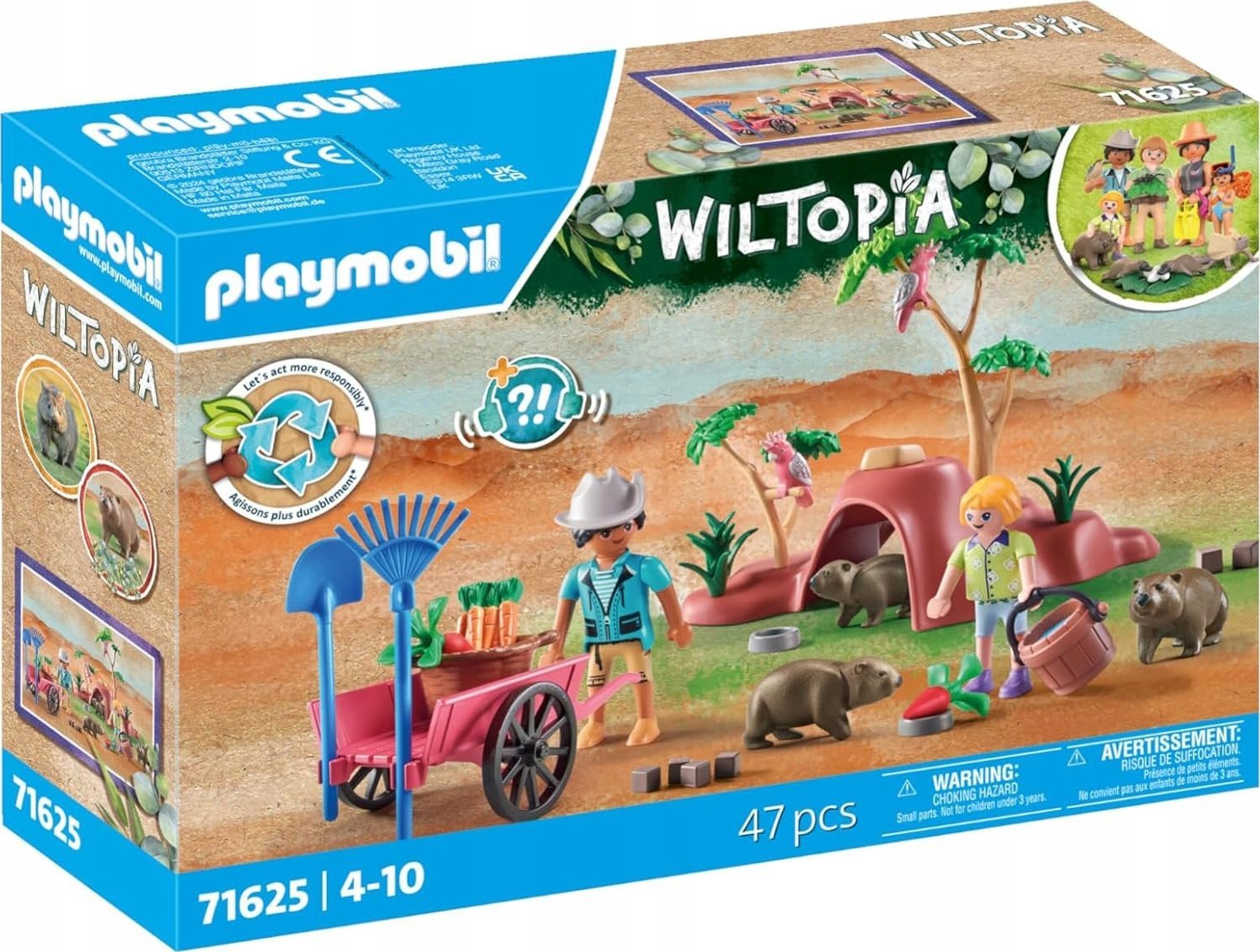 PLAYMOBIL 71625 Wiltopia Wombat Shelter, construction toy
