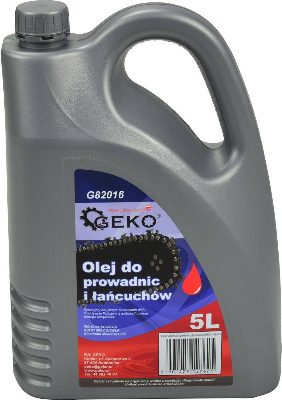 Geko olej do prowadnic i łańcuchów 5L (G82016)