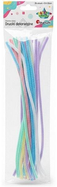 Penword Druciki dekoracyjne 0,6x30cm 6 kolorów 24szt