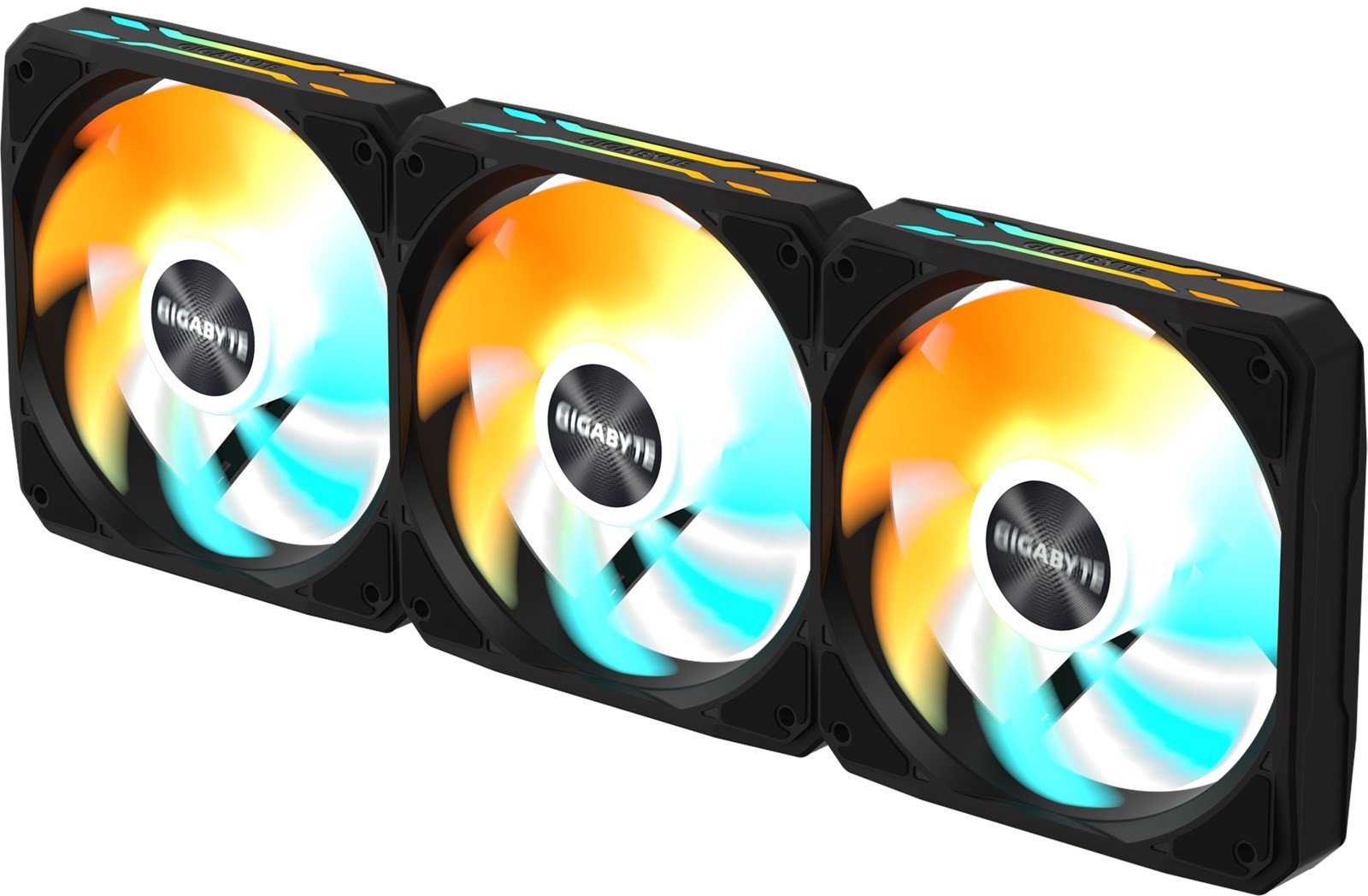 GIGABYTE ventilátor EZ CHAIN FAN 3-PACK, 3x120mm, černá