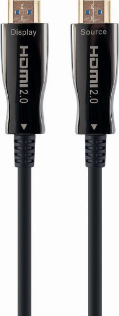 Фото - Кабель Gembird Kabel  HDMI - HDMI 80m czarny  (CCBP-HDMI-AOC-80M-02)