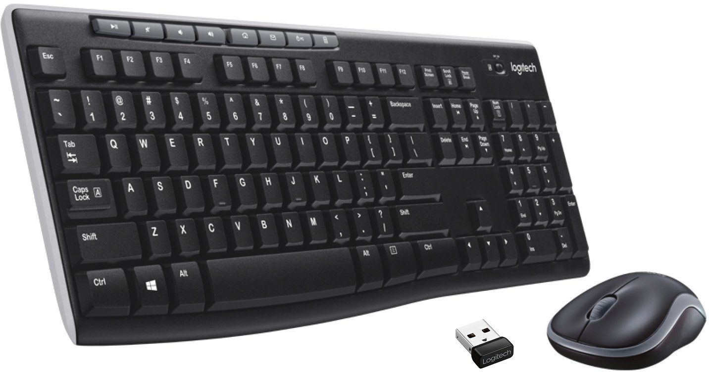Klawiatura + mysz Logitech Wireless Combo Mk270 Keyboard