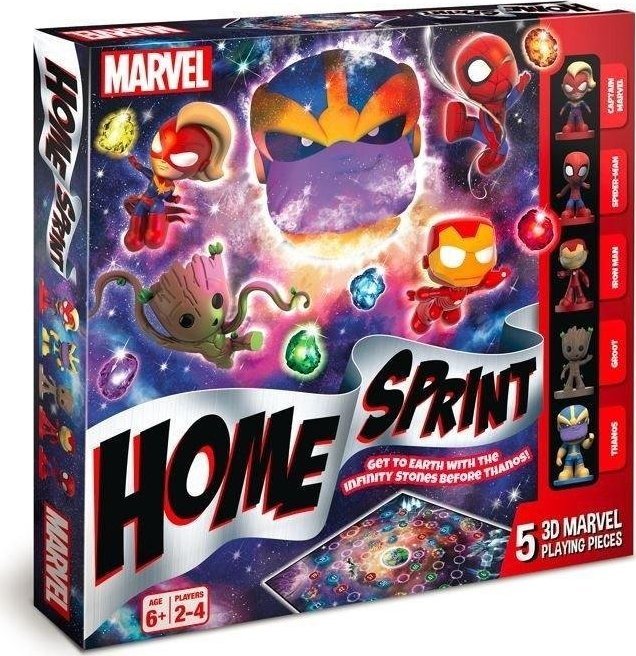 Cartamundi Gra planszowa Home Sprint Marvel Avengers