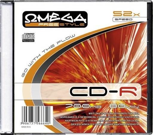 Omega CD-R 700 MB 52x 1 sztuka (56113)