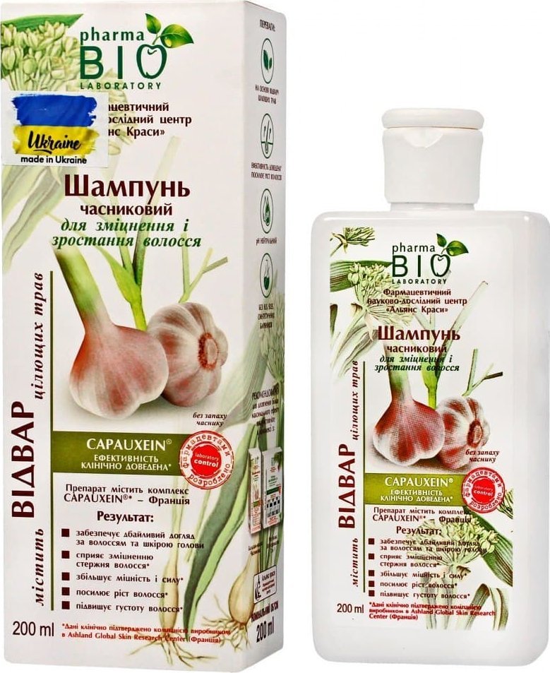 ENERGY OF VITAMINS Bio Pharma Laboratory Bio* Szampon czosnkowy wzmacniający i stymulujący wzrost włosów 200ml