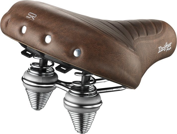 Selle Royal Siodło SELLEROYAL PREMIUM RELAXED 90st. DRIFTER PLUS unisex żelowe + sprężyny brązowe