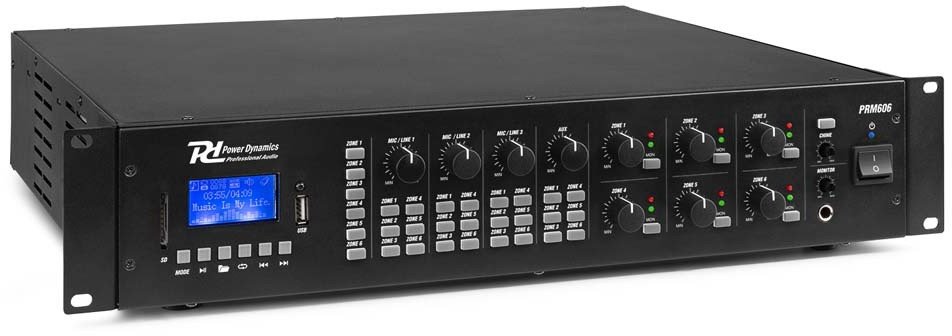 Power Dynamics Wzmacniacz matrycowy 100V 6x 60W PRM606 one size