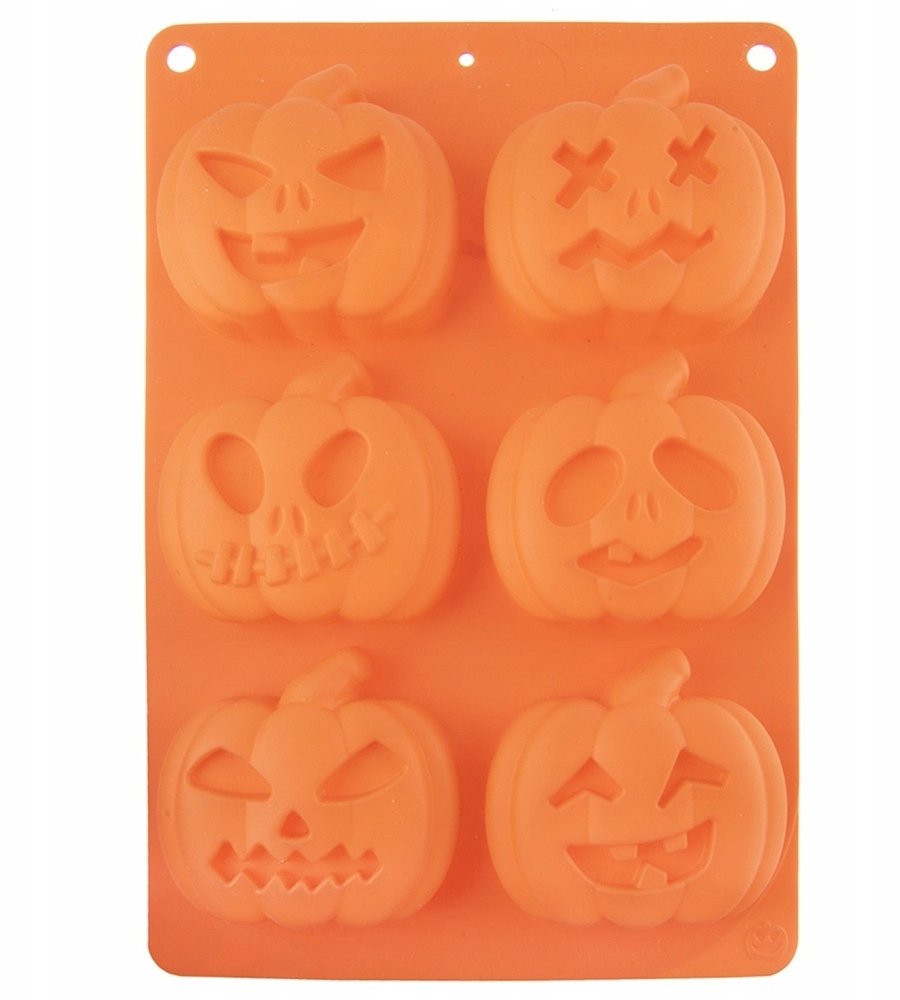 Aptel Silikonowa 6 x Dynia Halloween do Ciastek i Babeczek ORION Ori_154414
