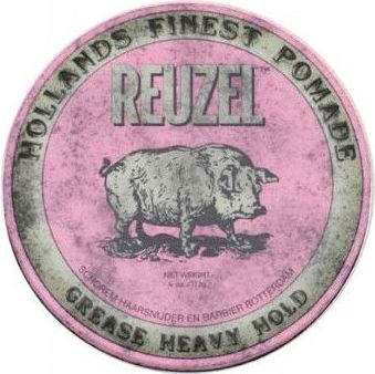 Reuzel Hollands Finest Pomade bardzo mocno utrwalająca pomada na bazie wosków i olejków Pink 113g