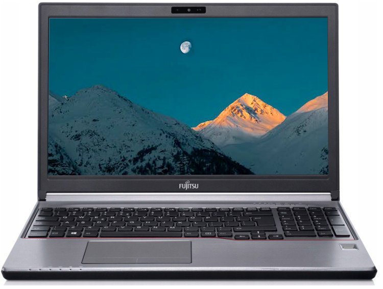 Laptop Fujitsu Lifebook E756 Core i5 6200U (6-gen.) 2,3 GHz / 8 GB / 480 SSD / 15,6'' FullHD / Win 10 Pro + kamerka