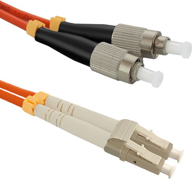 Qoltec Optic Patchcord LC/UPC - FC/UPC MM 50/125 OM2 3m (54057)