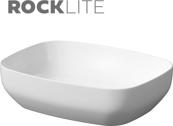 Umywalka Cersanit K677-016 Umywalka Nablatowa Larga Prostokątna Biały Mat (50X38)