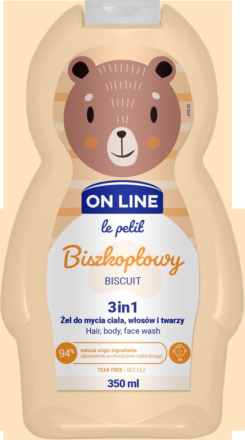 On Line Le Petit żel do mycia 3w1 dla dzieci Biszkoptowy