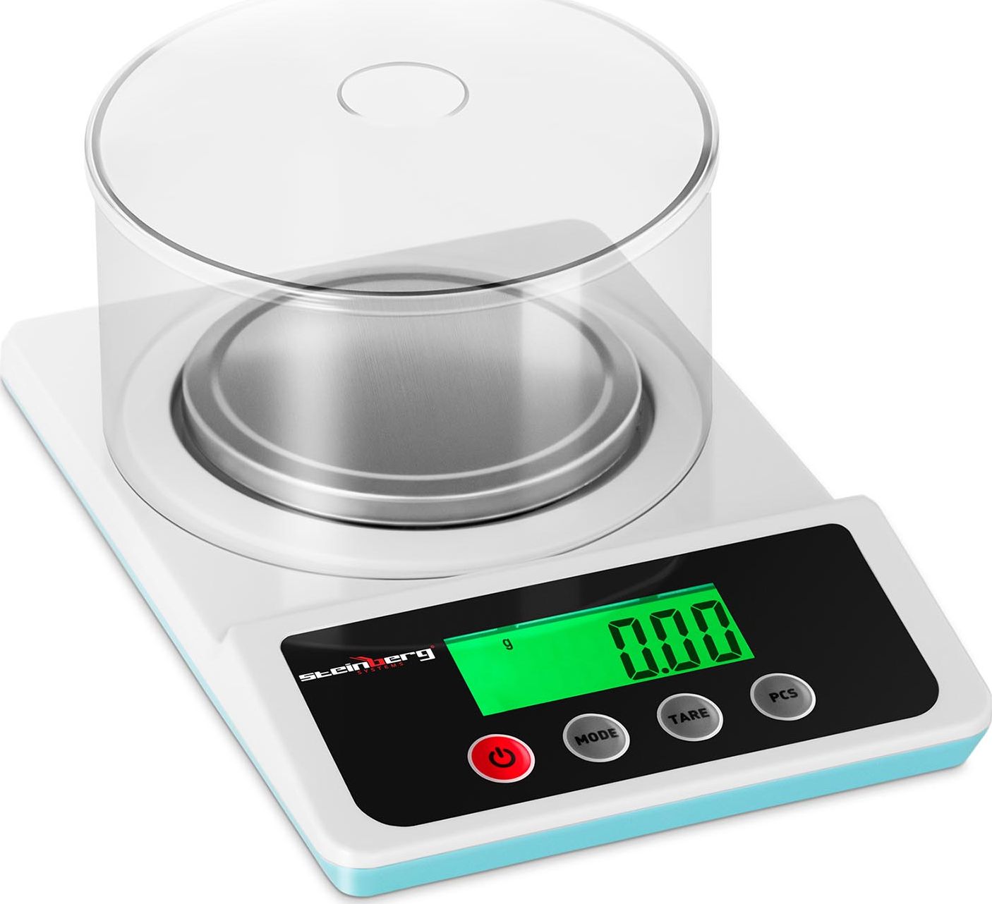 Steinberg Waga laboratoryjna precyzyjna z osłoną przeciwpodmuchową 500g / 0,01g Waga laboratoryjna p...