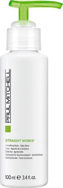 PAUL MITCHELL Paul Mitchell, Smoothing Straight Works, Paraben-Free, Hair Styling Gel, For Smoothening, 100 ml For Women