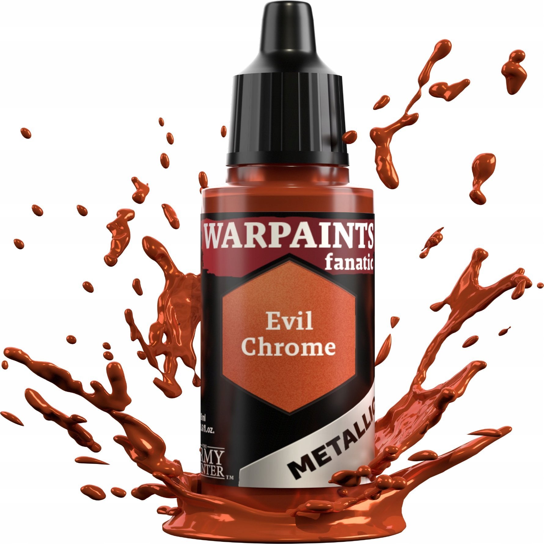 Army Painter The : Warpaints - Fanatic - Metallic - Evil Chrome
