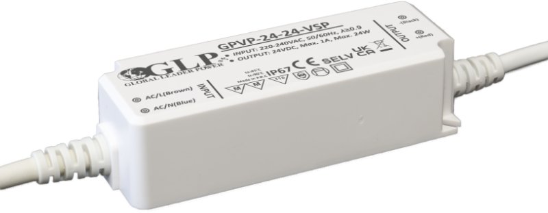 MPL Power LED Driver CV 24V/24W IP67 PFC Plastic case (5902135164280)