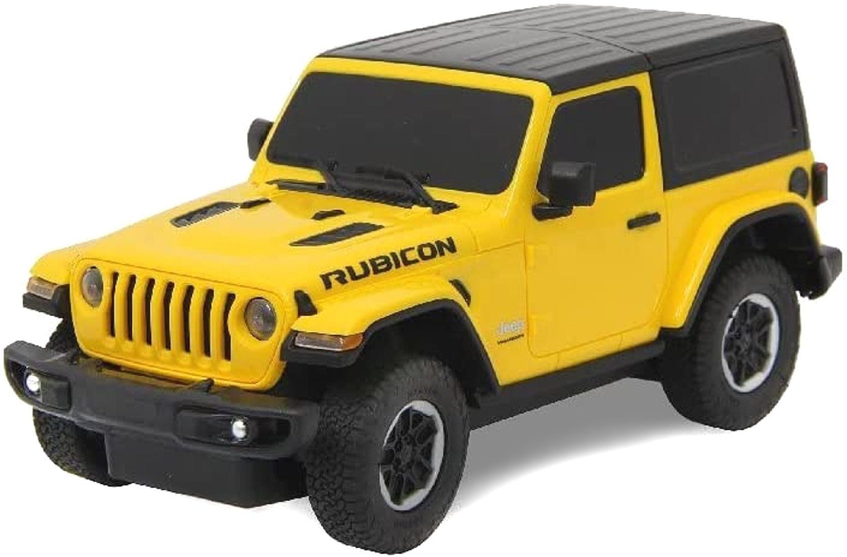Jeep Wrangler JL skala 1:24 Rastar 79500 samochód sterowany żółty