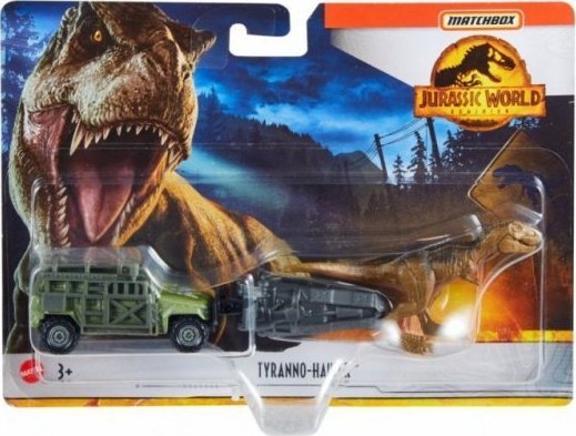 Mattel Pojazd Matchbox Jurassic World Transporter Dinozaurów Tyranno-Hauler