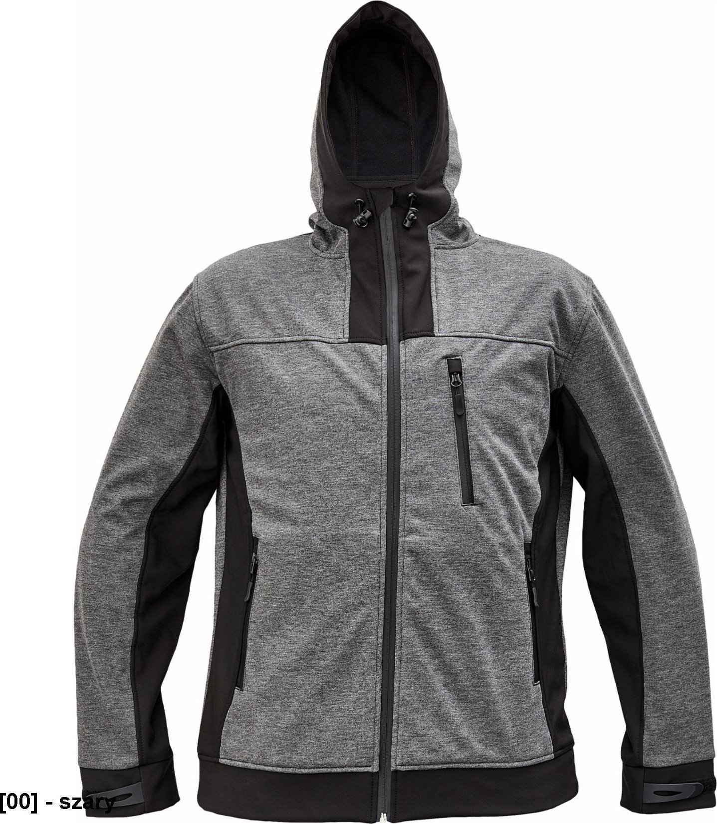 CERVA HUYER - kurtka softshellowa, poliester/spandex, rozm. xs-3xl, - royal niebieski L
