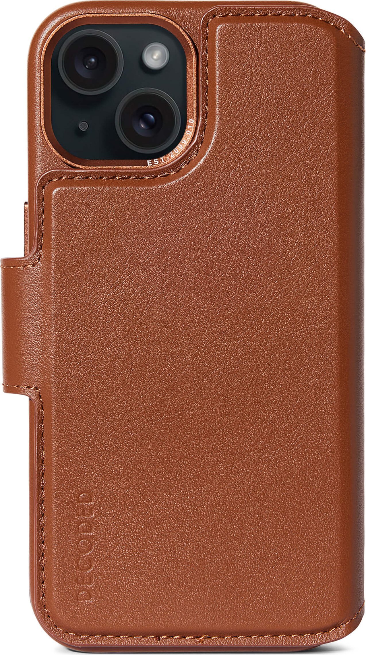 Фото - Чохол Decoded Leather Detachable Wallet, tan - iPhone 15 Plus 