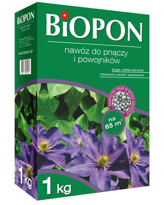 Biopon Nawóz granulowany do powojników i pnączy 1kg (1196)