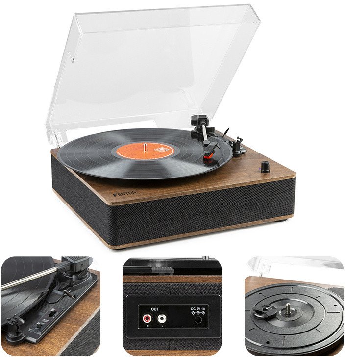 Gramofon Fenton Gramofon RP161 HQ BT brązowy one size