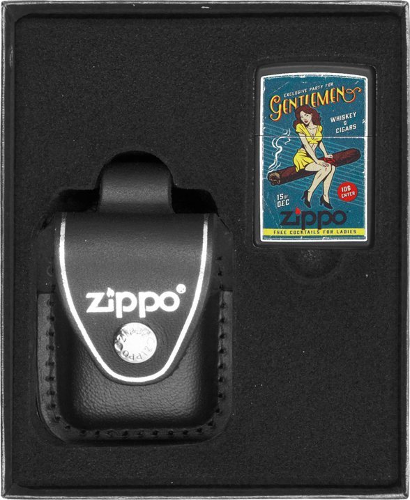 Zdjęcia - Zapalniczka Zippo Zestaw   CIGAR GIRL Prezentowy No3 