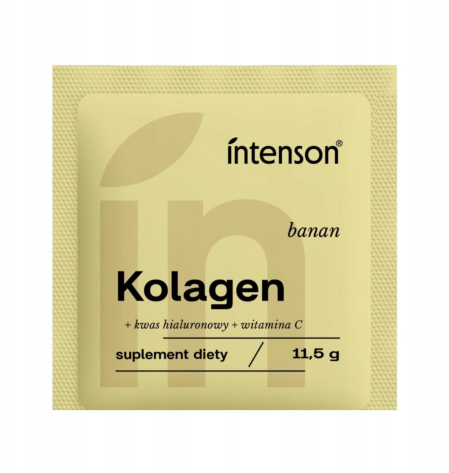 INTENSON_Kolagen z Witaminą C i Hialuronem suplement diety Banan 11,5g
