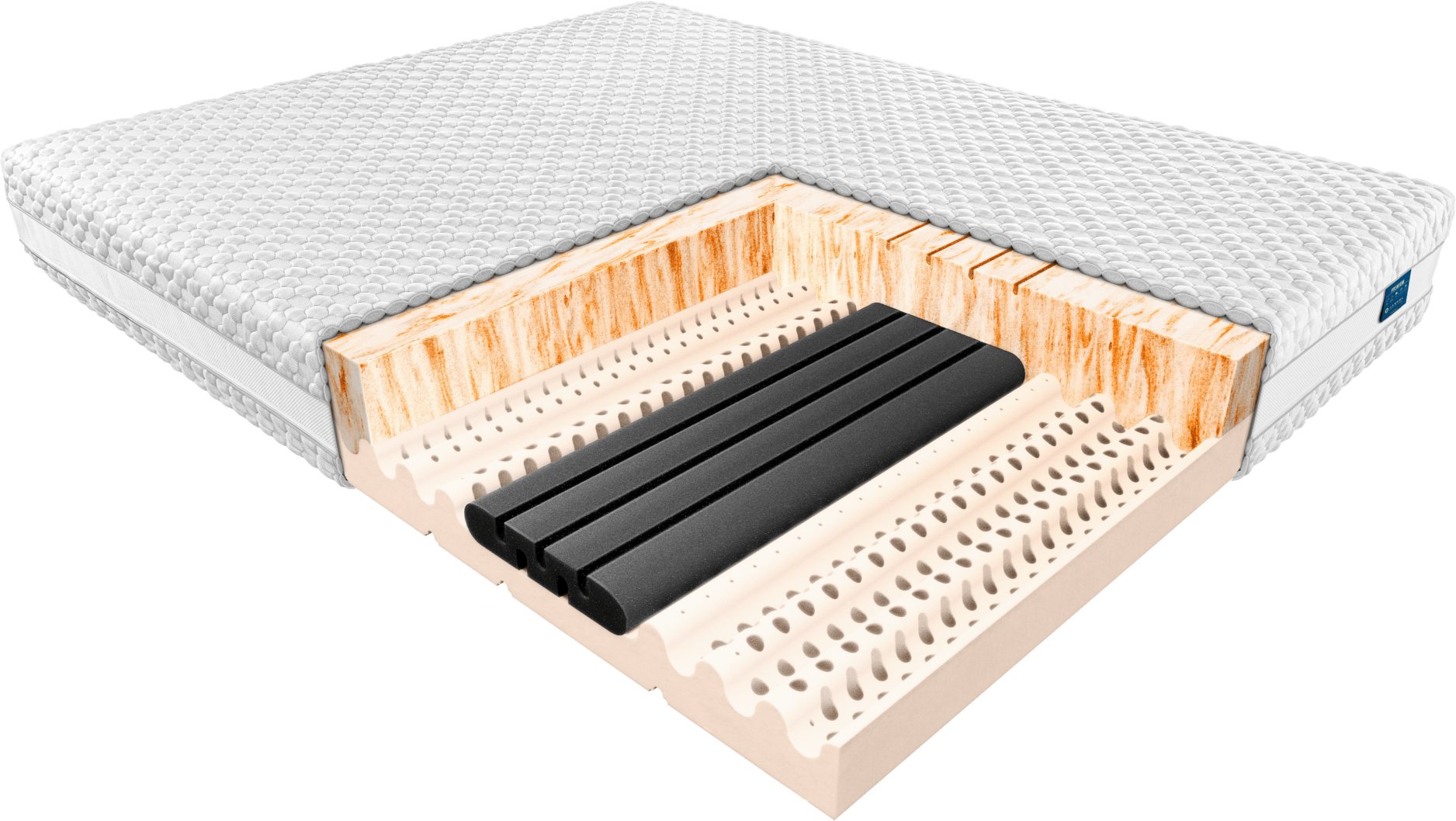 JANPOL Materac Hadar Janpol Piankowy ROZMIAR: 160x200 cm, POKROWIEC: Biaxial