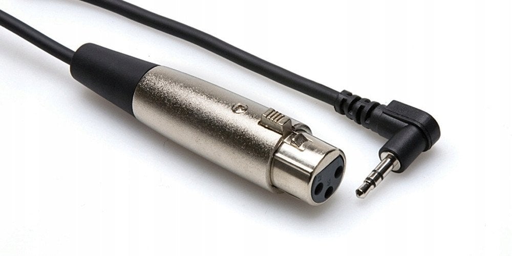 Hosa - Kabel do kamer XLRf - TRS R 3.5mm 0.3m