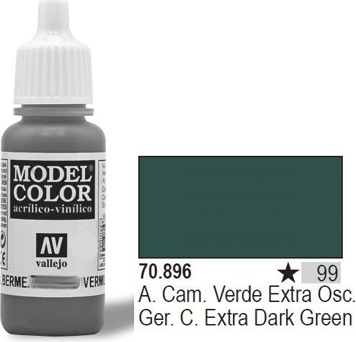 Vallejo Farba Nr99 Niem. Dark Green 17ml