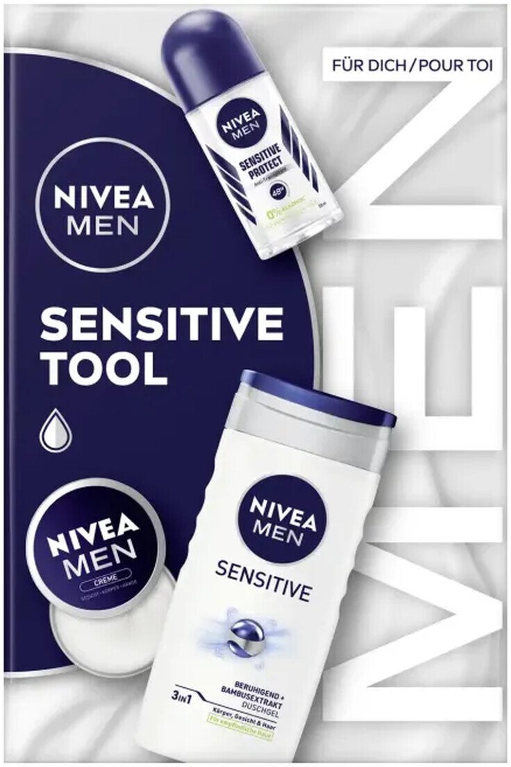 Nivea Sensitive Zestaw kosmetyków dla mężczyzn 50ml