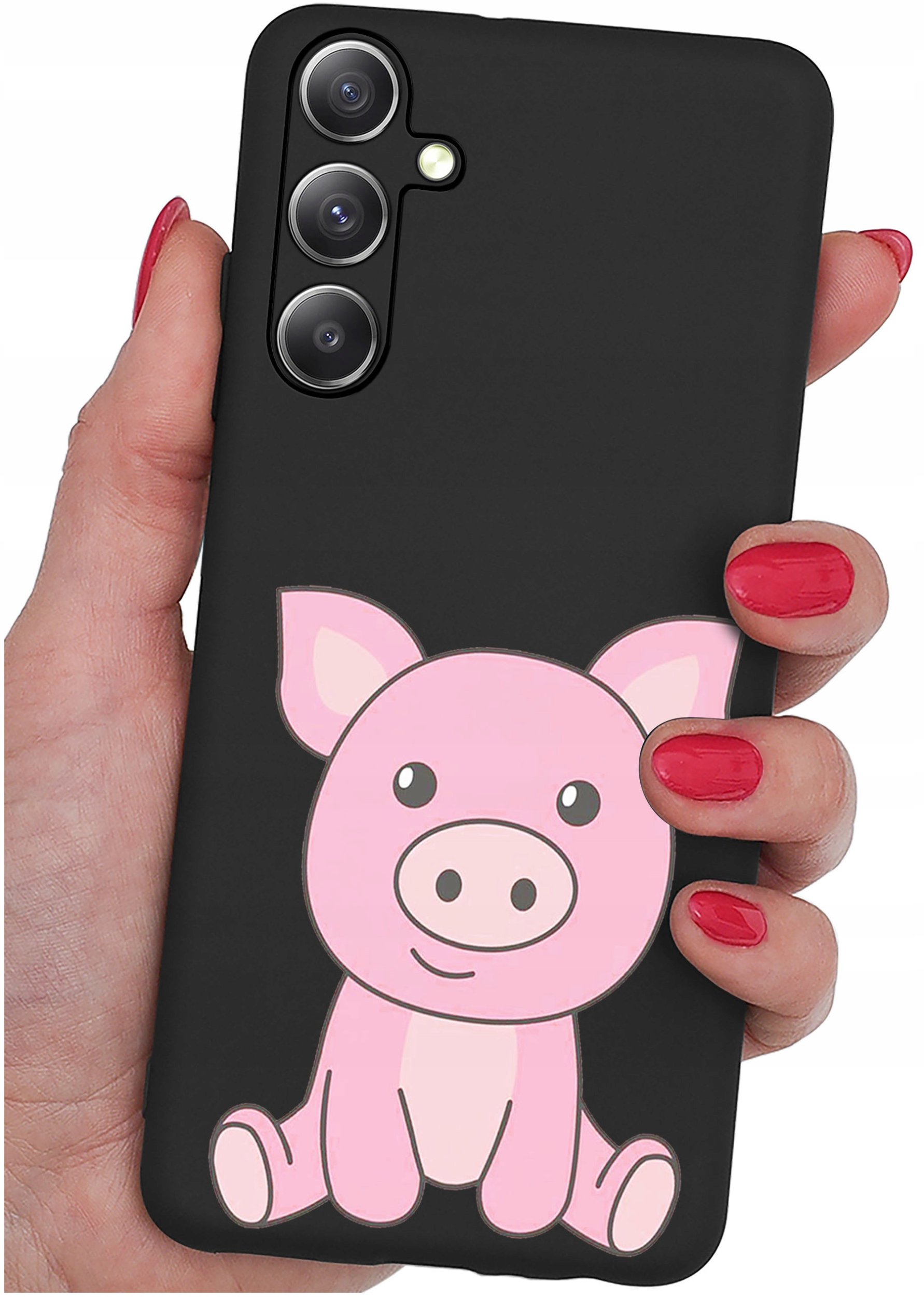 Etui do Samsung Galaxy S24 FE WZORY |SILIKONOWE MATT CASE + SZKŁO 9H