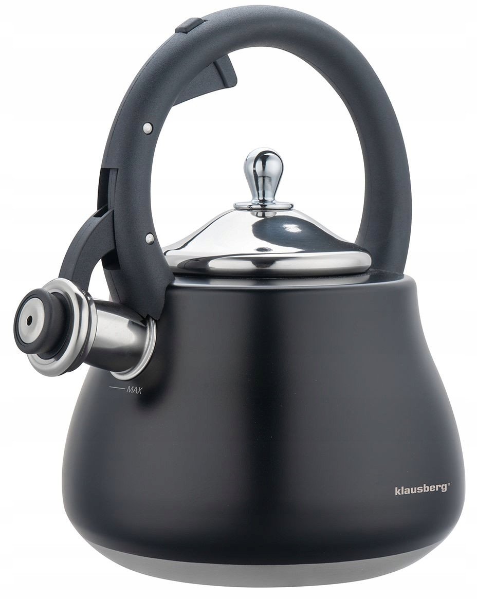 Klausberg CZAJNIK STALOWY Z GWIZDKIEM 2,8L KLAUSBERG KB-7918