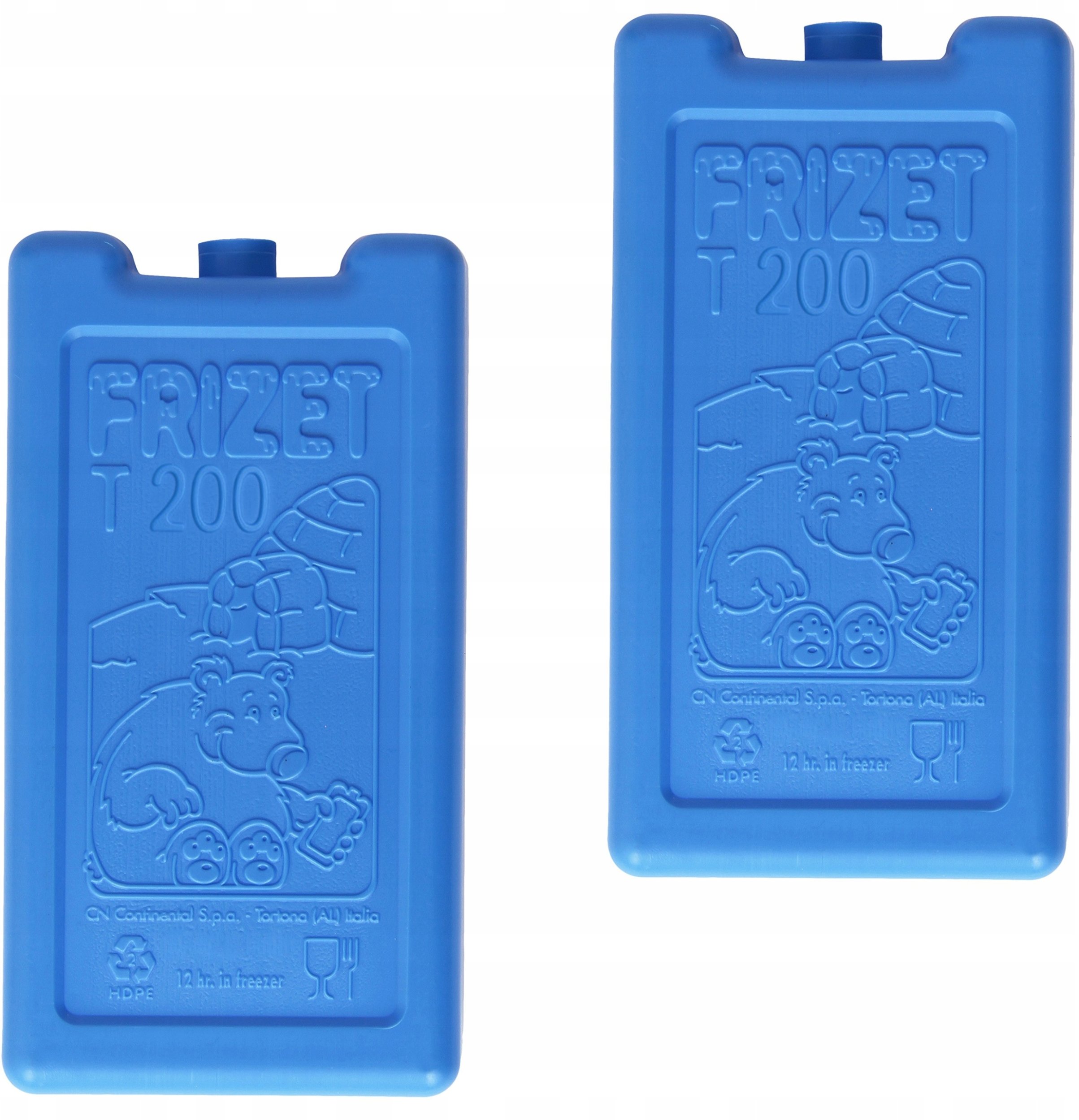 Noveen Wkłady chłodzące mrożące do lodówki turystycznej torby termicznej 2x200 ml