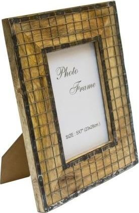 Ramka Giftdeco Ramka na zdjęcia indyjska inkrustowana 28x22,5cm