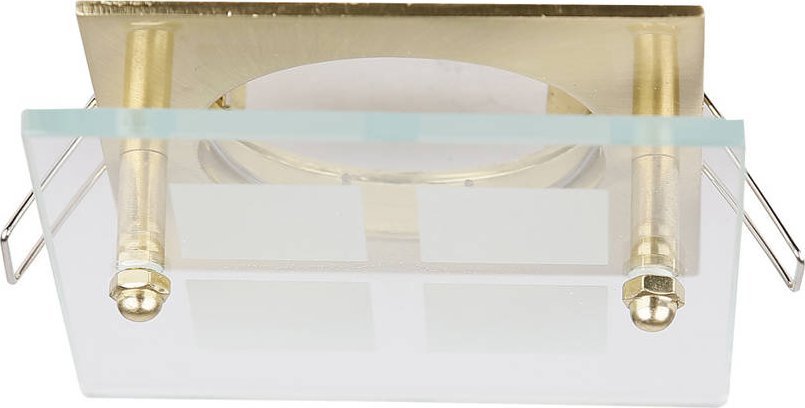 Candellux Oprawa stropowa złota kwadrat szkło SZ-03 2218804