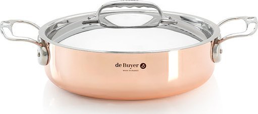 Patelnia De Buyer Prima Matera Saucepot copper/steel low 20cm induction