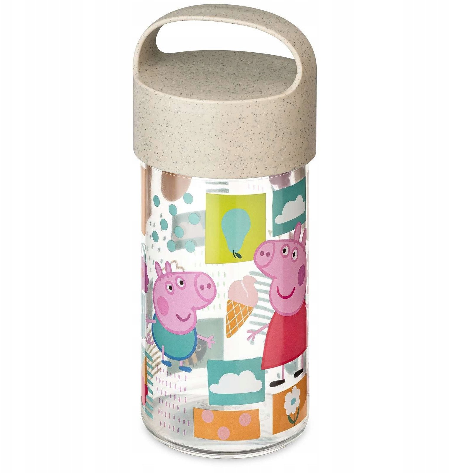 Pojemnik/bidon Buddy Snack Świnka Peppa, 500 ml, KOZIOL