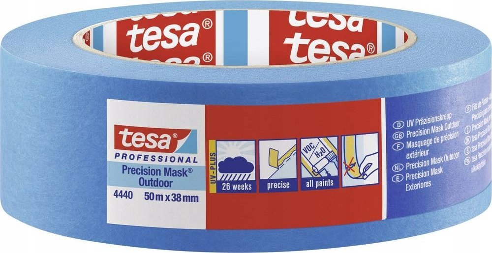 Tesa MASKING TAPE PRECISION OUTDOOR 50MX38MM