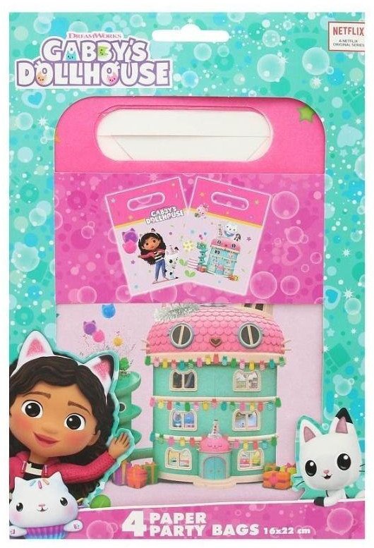 Party Deco Gabbys Domek dla lalek torby na słodycze