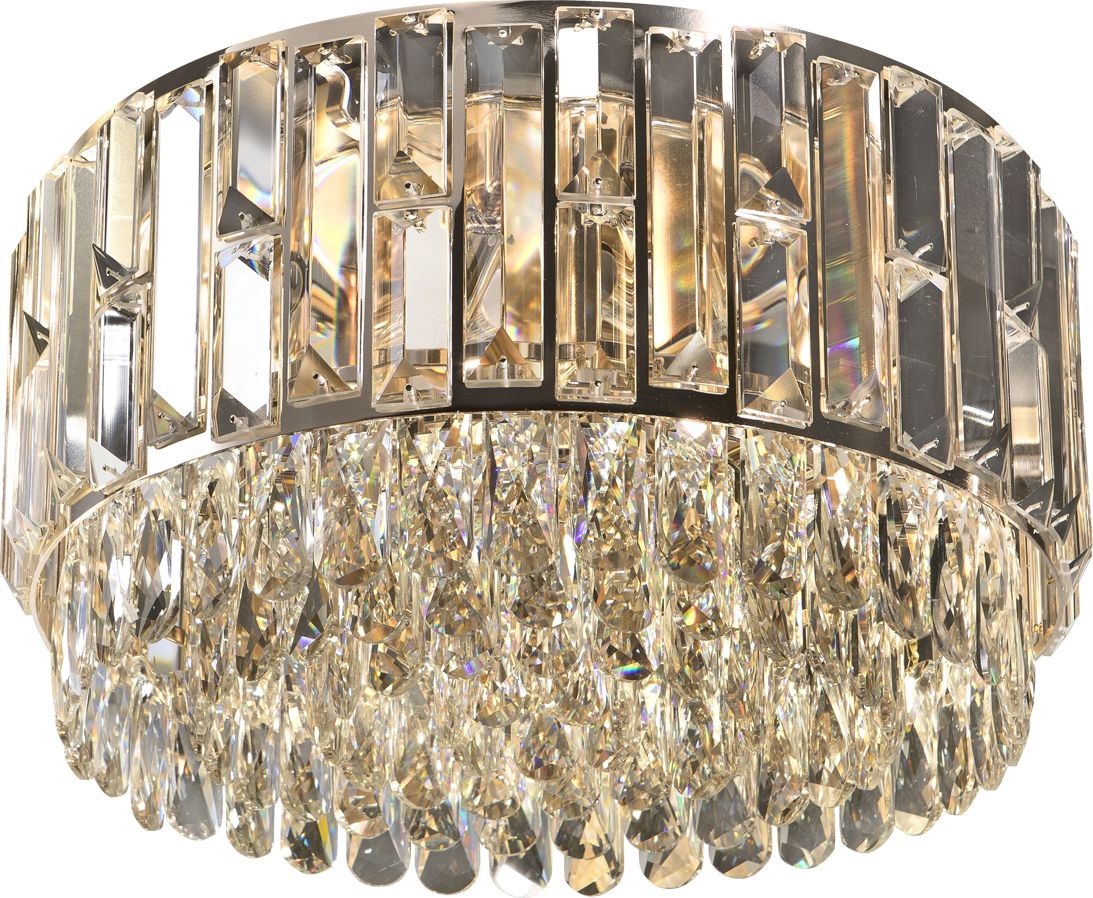 Lampa wisząca Witek Home Lampa wisząca kryształowa Golden Frost 60253/8