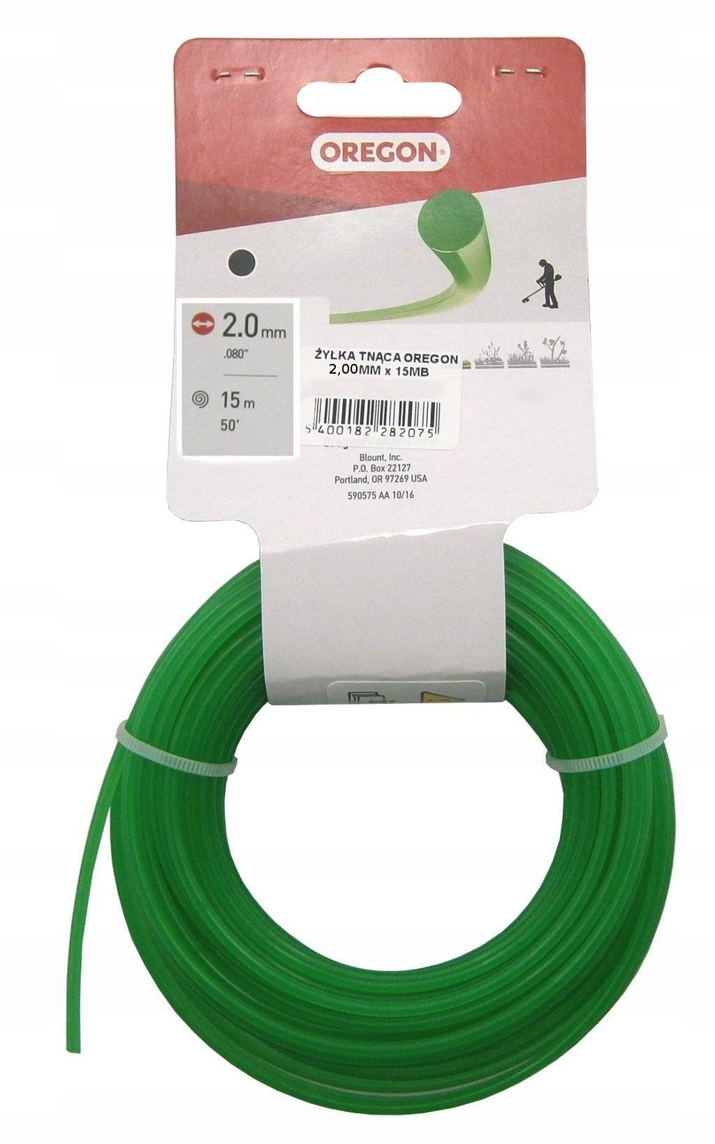 Galicja OREGON żyłka do kosy okrągła 2,0mm x 15m (69-3560)