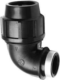 AKA Kolano 90º PE J-71 32mm GW 1" (448326)