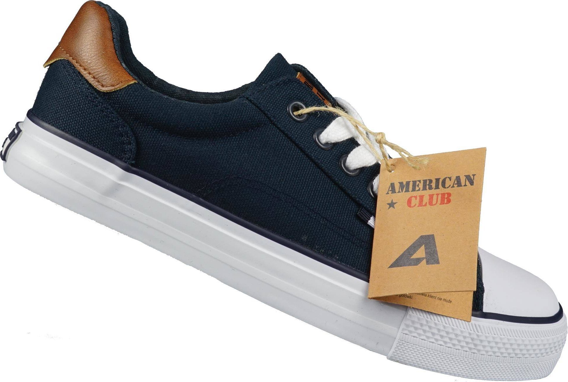 American Club Tenisówki męskie American Club granatowe LH-77NA 41