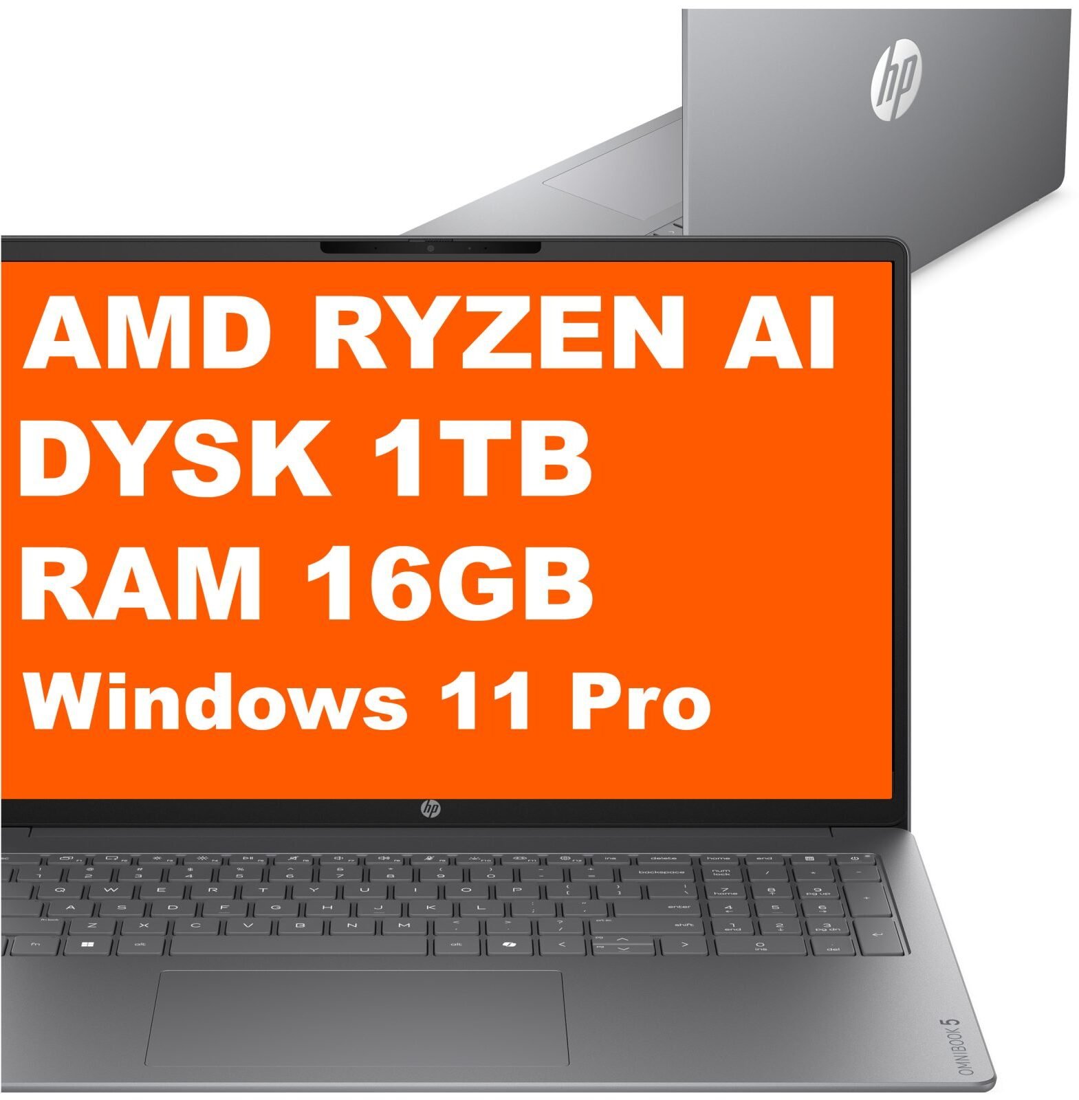 HP OmniBook 5 16-cg0050wm Ryzen AI 5 430 / 16 GB / 1 TB / W11 Pro (CQ1V0UA)